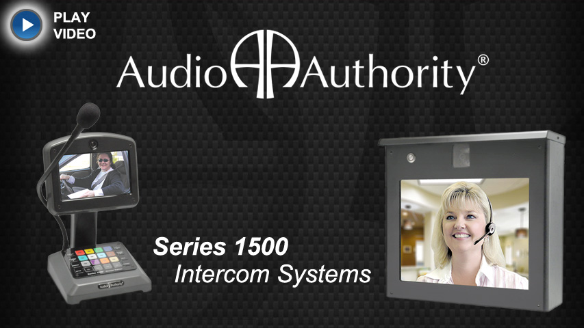 Presenting Series 1500 Intercom for Drive-up Transactions