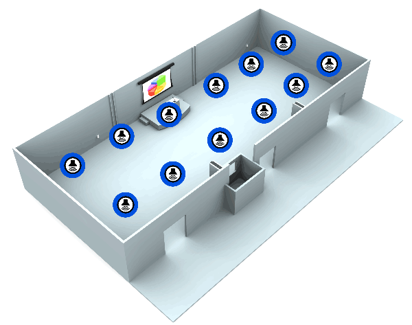 Conference center application with SF-16M and FlexPort Conference center application with SF-16M and FlexPort