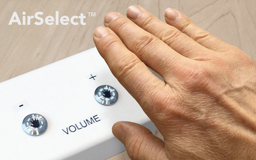 AirSelect sensors for touchless interaction