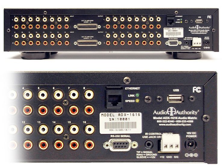 Review on Audio Authority ADX-1616 and ADX-0808 Multi-Zone Audio